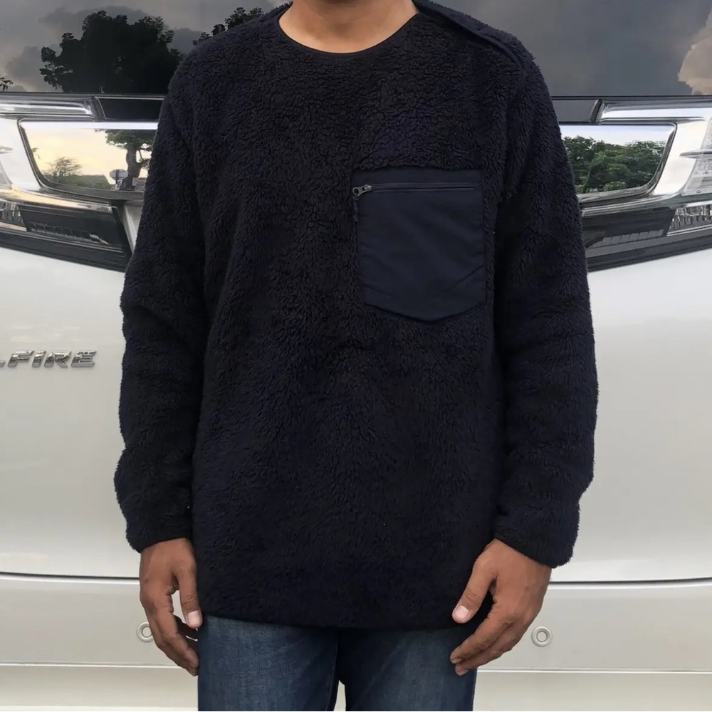 Fleece UNIQLO Engineered Garments,Unisex,Black,100% Polyester